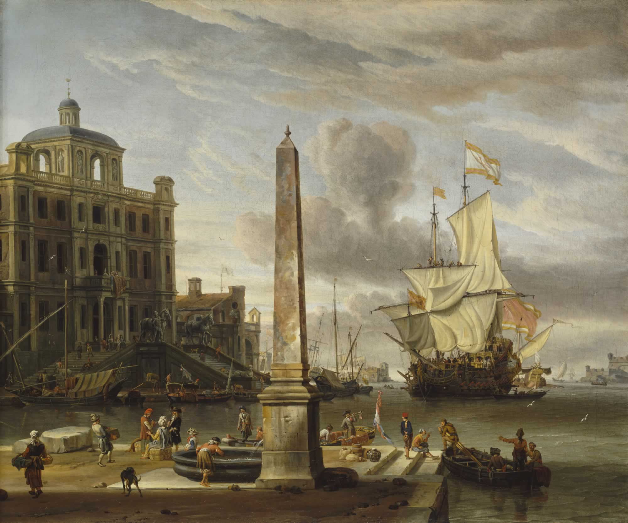 [Image: italianate-harbour-view-with-a-fantasy-b...of-war.jpg]